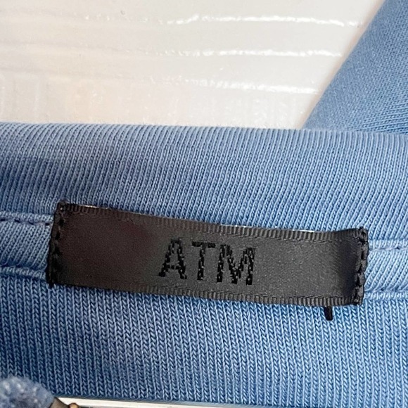 ATM ANTHONY THOMAS MELILLO Lemon Cotton French Terry Hoodie L NWOT - Picture 9 of 11